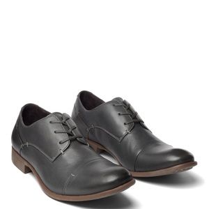 John Varvatos Gray Derby Shoes Size 8.5 NWOT
